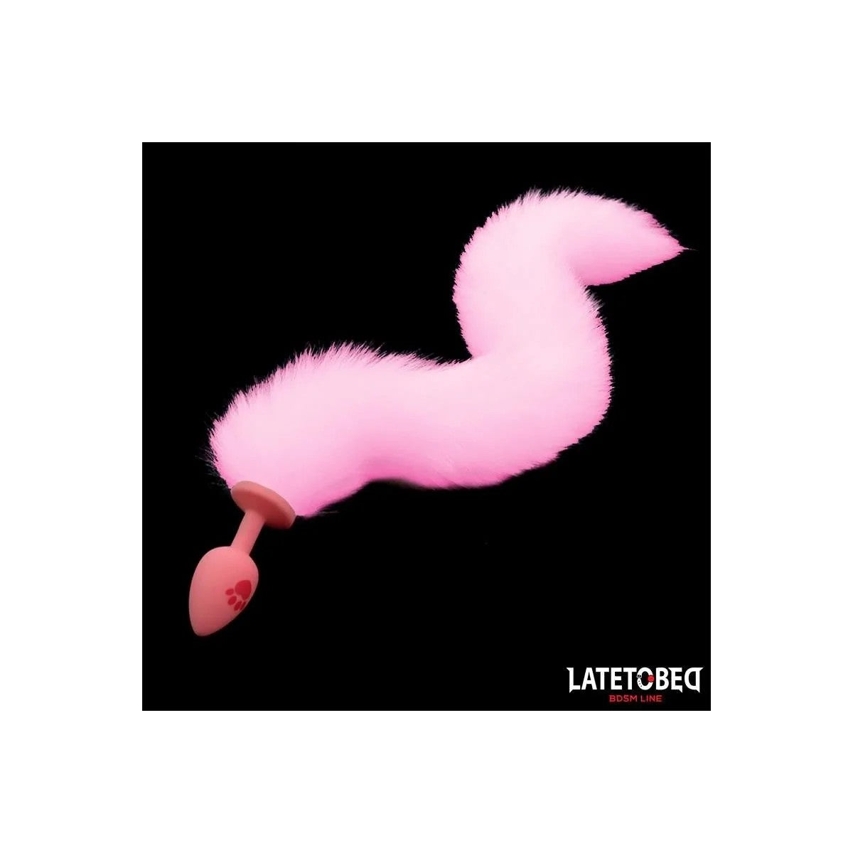 ROSASILIKON-ANALPLUGMITFUCHSSCHWANZROSAVONLATETOBEDBDSMLINE
