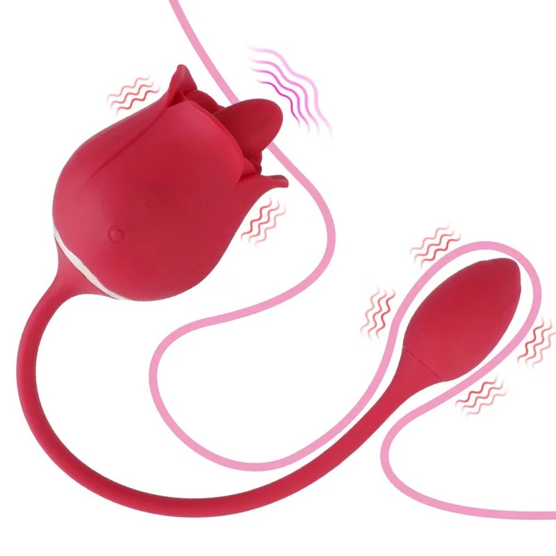 RoseClitClampPantyEggVibratingAnalOrgasm–KlitorisvibratormitzweiEnden,SexspielzeugfürFrauen
