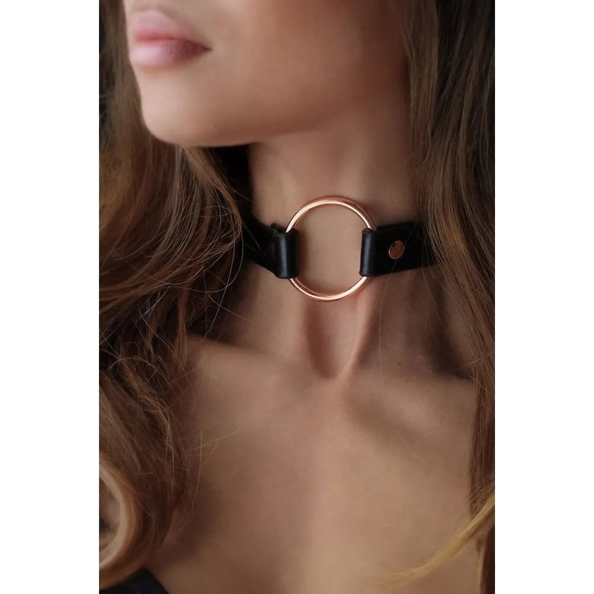 ♥ROSYGOLD–CHOKER–SCHWARZ♥