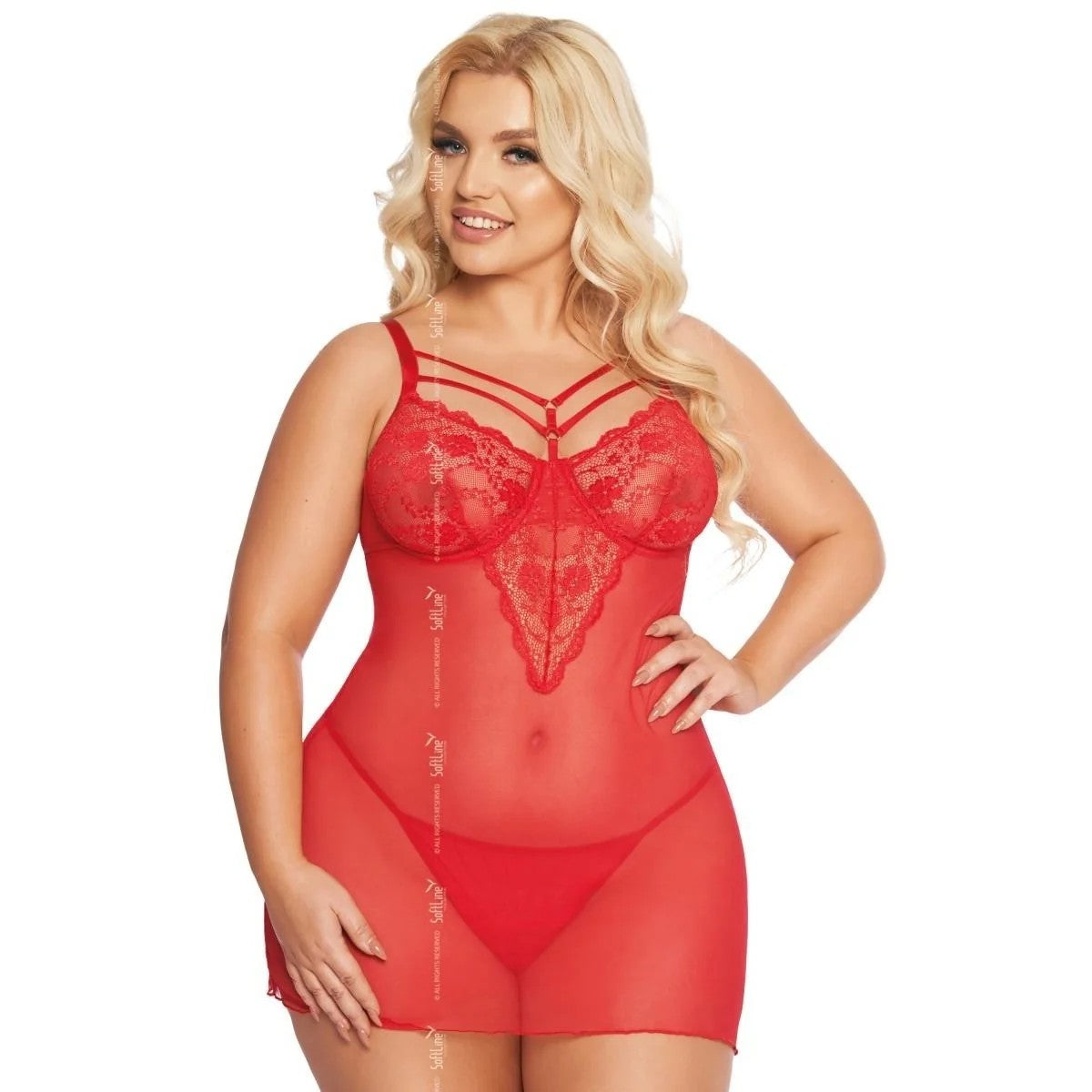 ROTESCHEMISE1890VONSOFTLINEPLUSSIZECOLLECTION