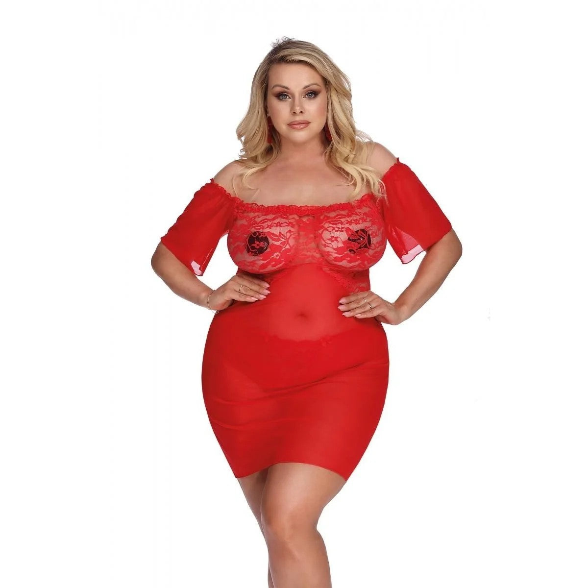 ROTESCHEMISEAA052940VONANAISAPPARELPLUSSIZE