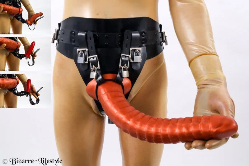 Rubbercrotchstrapstraponforsolidplugs/dildosandVac-u-Lock