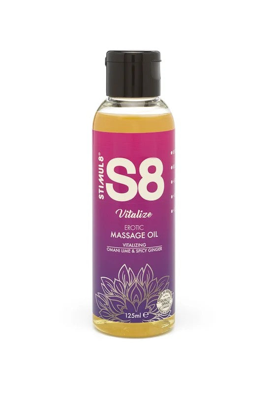 S8MassageOil125mlOmaniLime&SpicyGinger