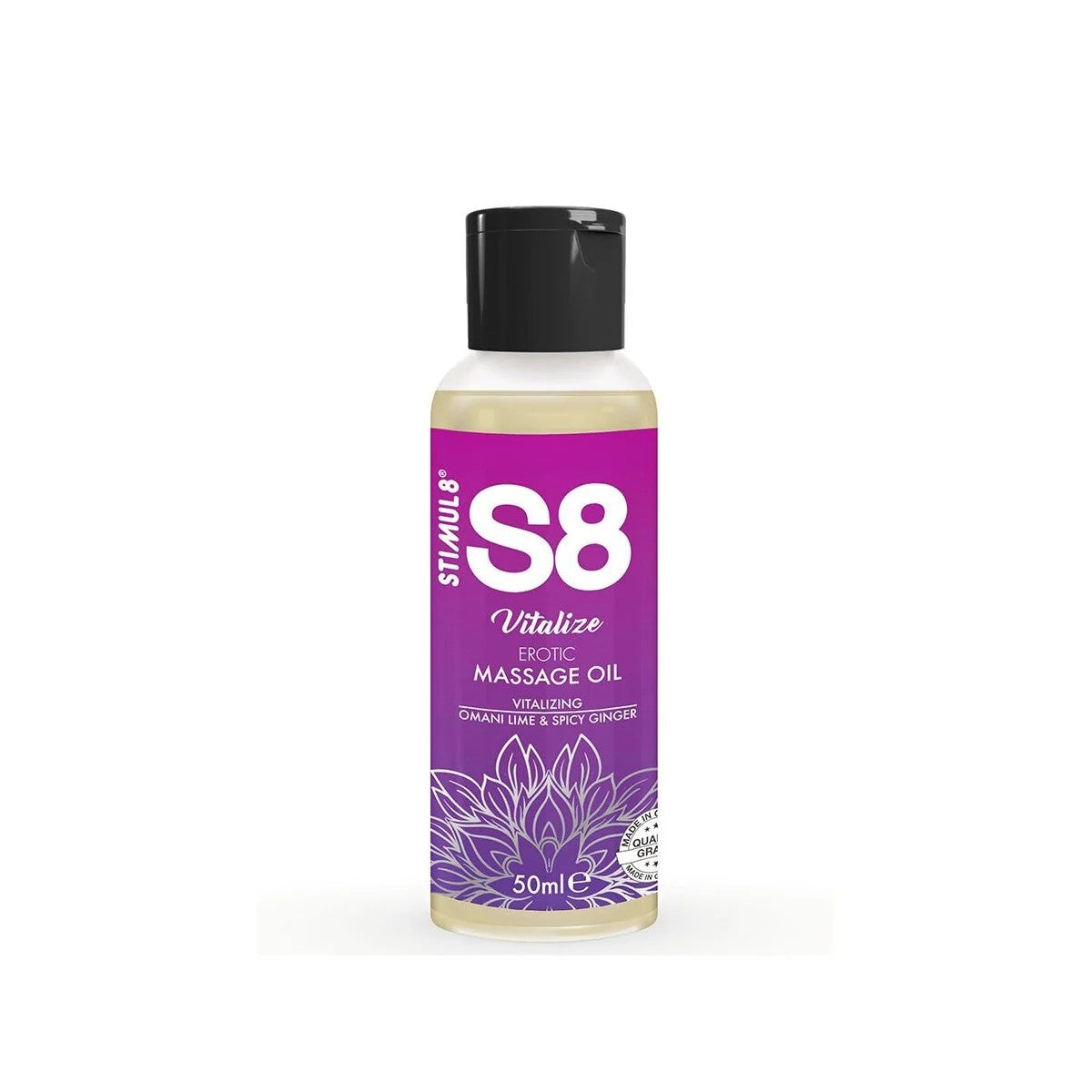 S8VITALISIERENDESEROTISCHESMASSAGEÖLLIMETTE50MLVONSTIMUL8