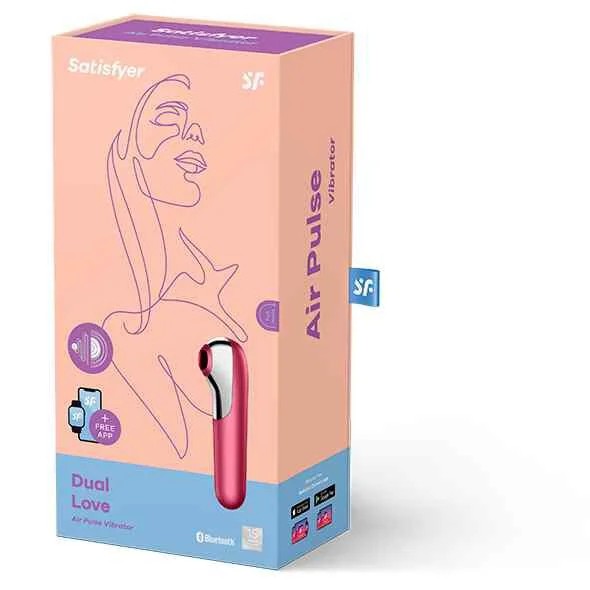 Satisfyer–DualLoveAirPulseVibratorRed