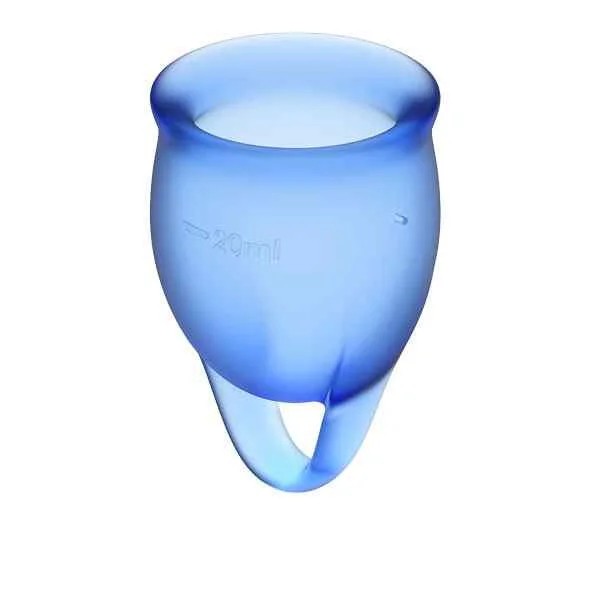 Satisfyer–FeelConfidentMenstrualCupSetDarkBlue