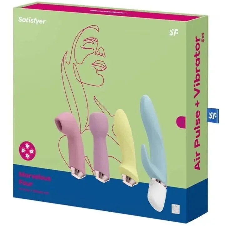 SATISFYER–MARVELOUSFOURVIBRATORUNDLUFTPULSSET