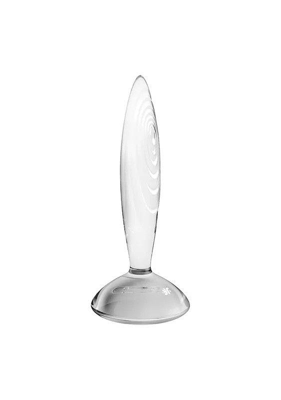 SatisfyerSparklingCrystalGlassDildoTransparent