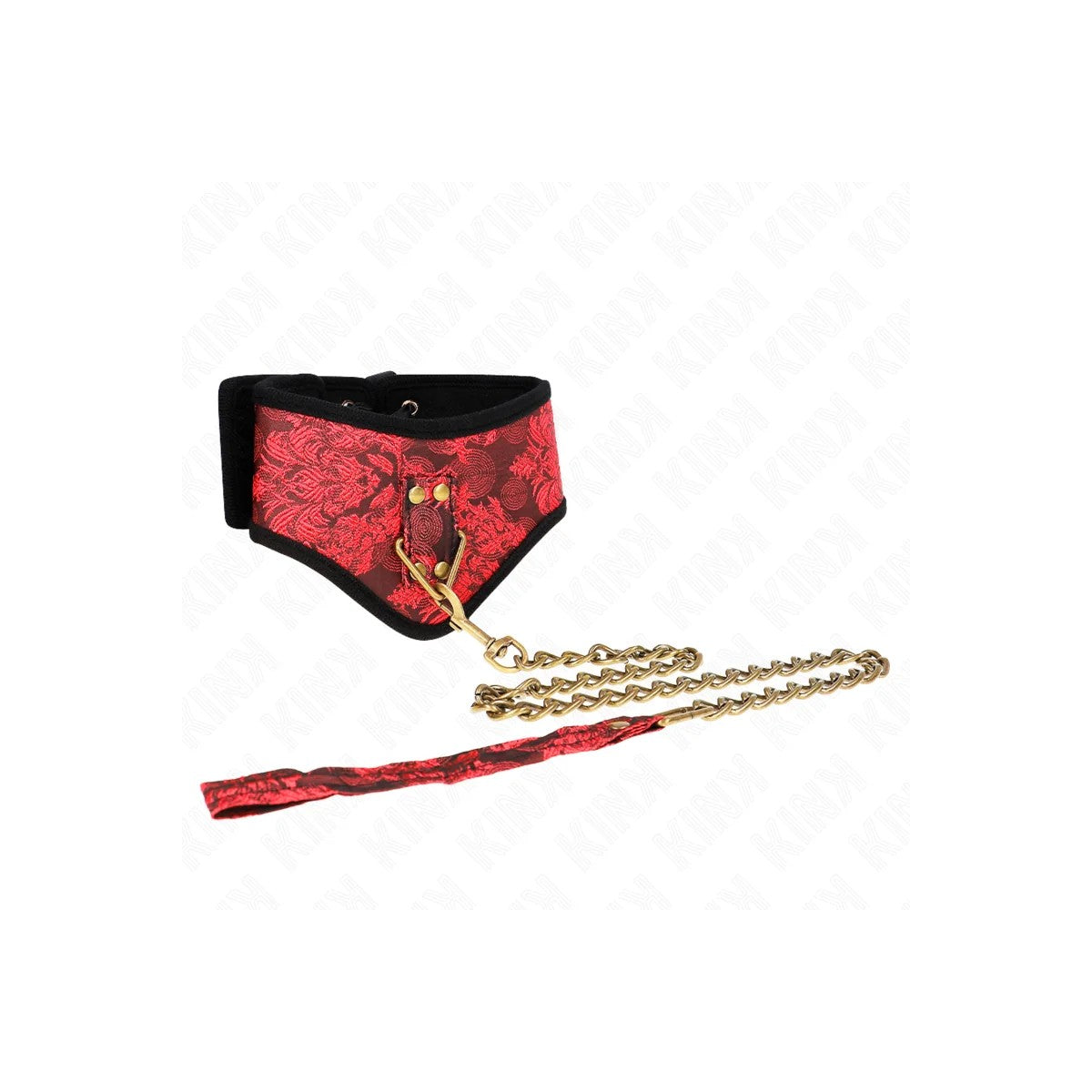 SCANDALMODELLHALSKETTEMITSPITZENBAND75CM44X10CMVONKINKCOLLAR&GAG