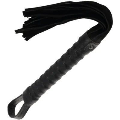 SchwarzeBondagePeitscheMitLedergriff|Darkness
