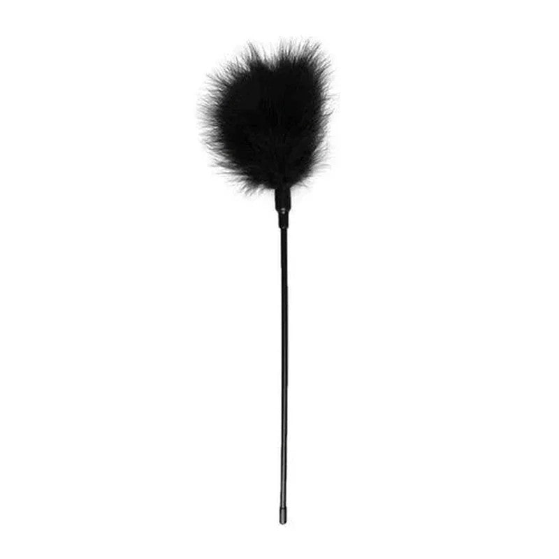 SchwarzeKitzelfeder30cm