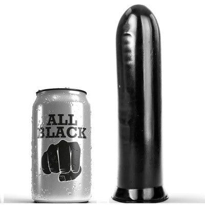 SchwarzerDildo19cm|AllBlack