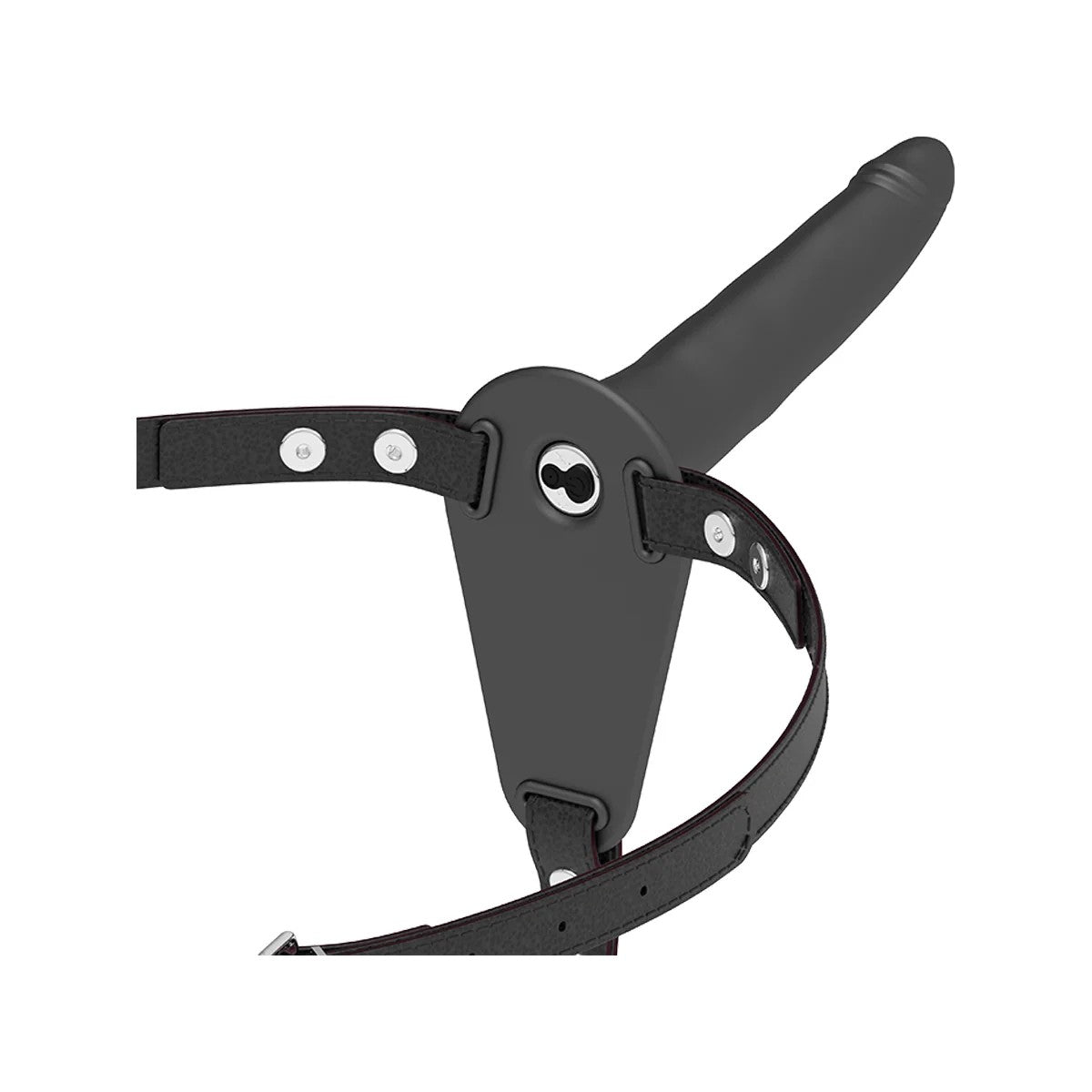 SCHWARZERSILIKONVIBRATOR15CMVONFETISHSUBMISSIVEHARNESS