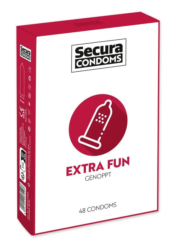 SecuraExtraFun–genoppt(48Kondome)