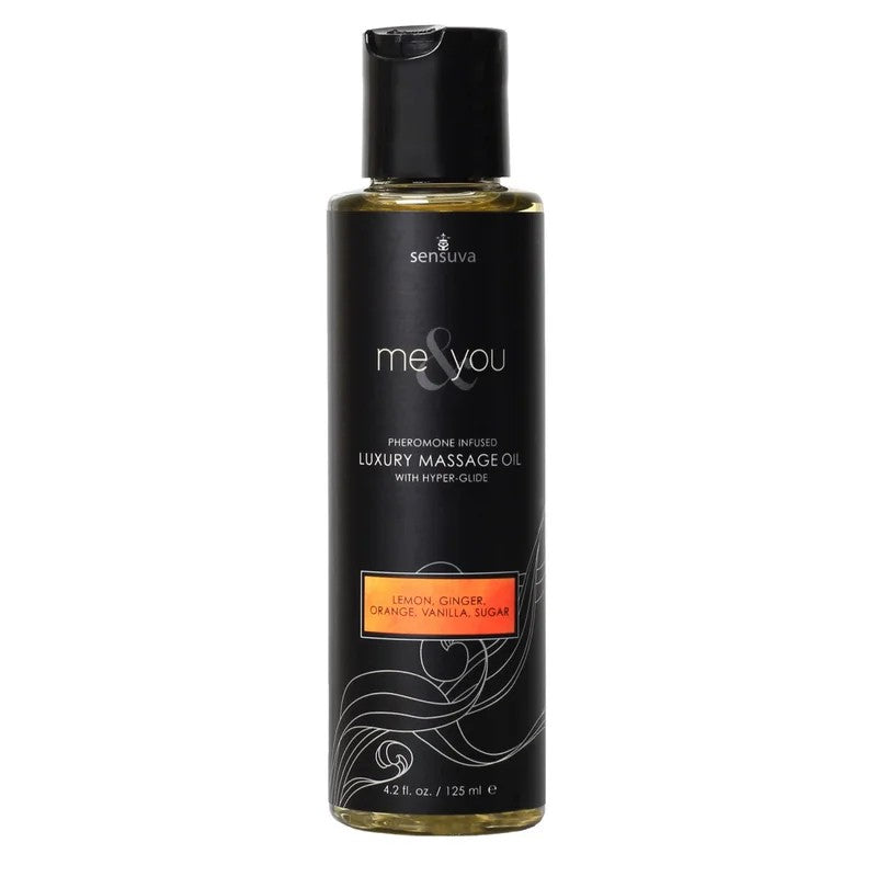 Sensuva–Me&YouLemon,Ginger,Orange,Vanilla&SugarMassageOil125ml