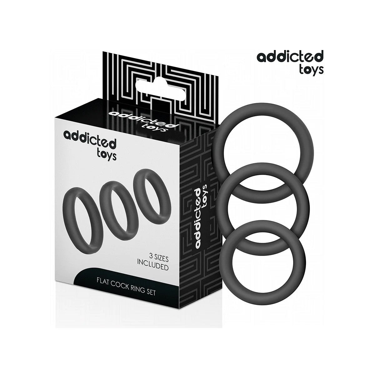 SETAUSFLACHENSILIKONRINGENVONADDICTEDTOYS