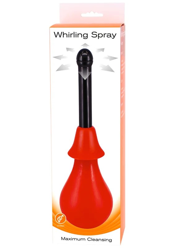 SevenCreationsWhirlingSprayIntimduscherot/schwarz