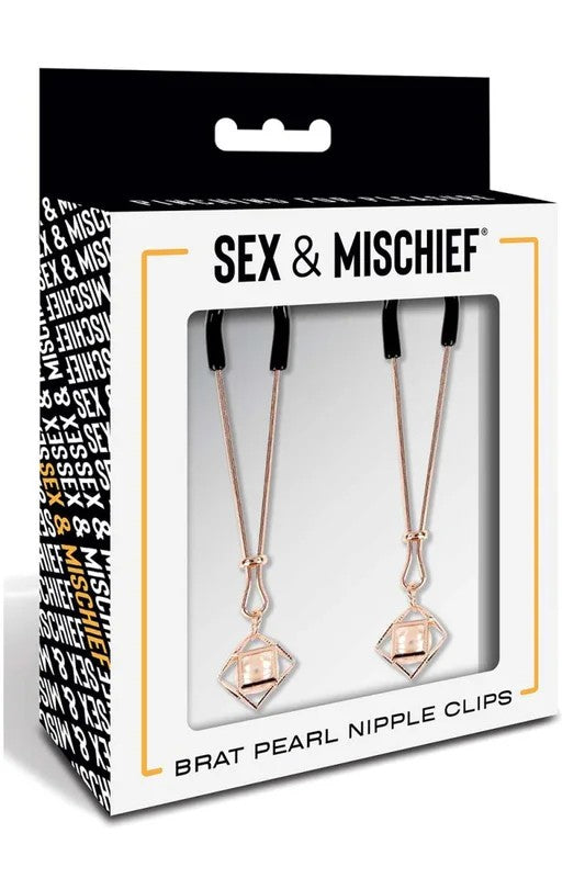 SexAndMischiefBratPearlNippleClips