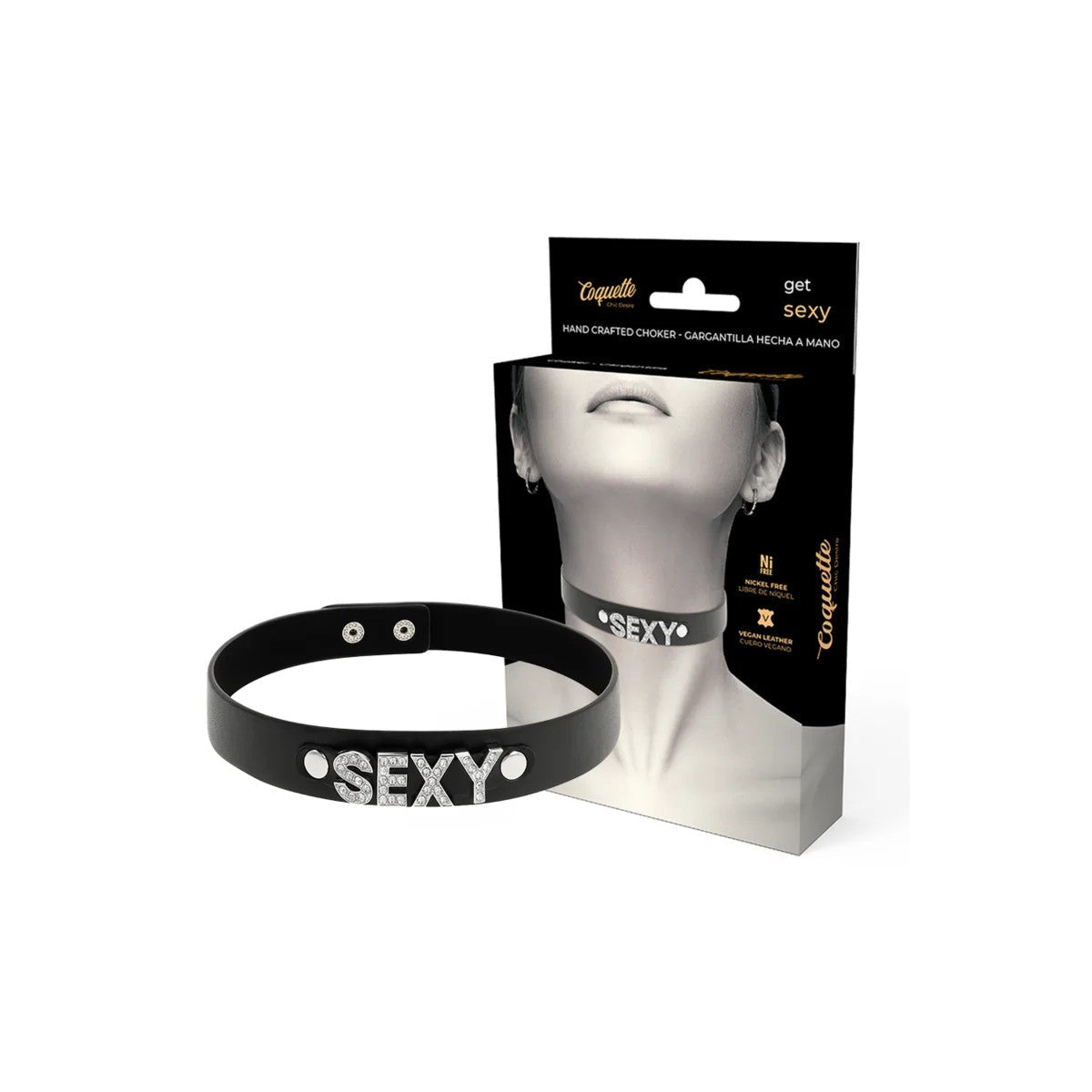 SEXYVEGANESKUNSTLEDER-HALSBANDVONCOQUETTEACCESSORIES