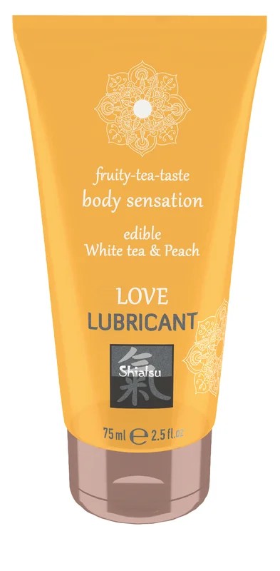 SHIATSUEdibleLovelubricant–WhiteTea&Peach75ml