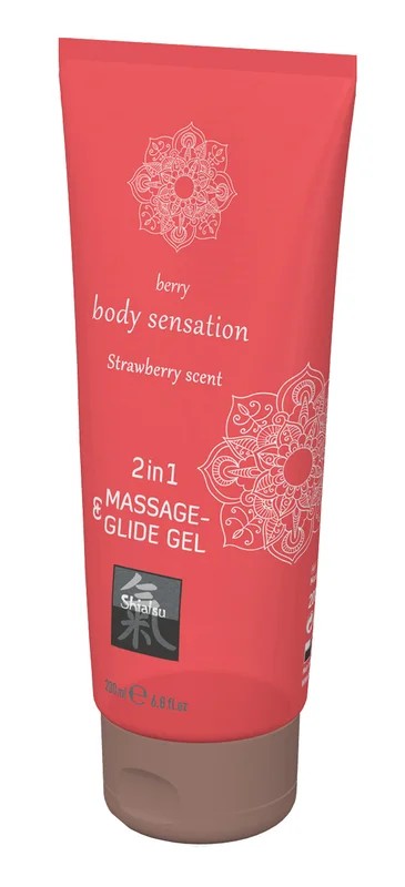 SHIATSUMassage-&GlideGel2in1Strawberry200ml