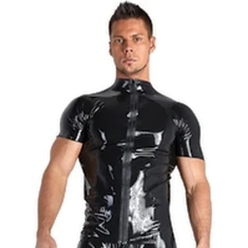 ShirtausLatexmitFront-Zip