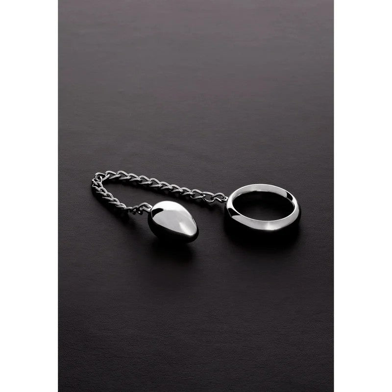ShotsSteel–PenisringmitAnalplug(45/45mm)