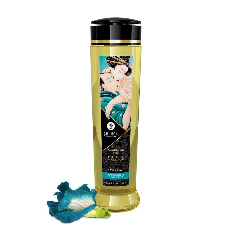 Shunga–ErotischduftendesMassageöl„IslandeBlossom“240ml