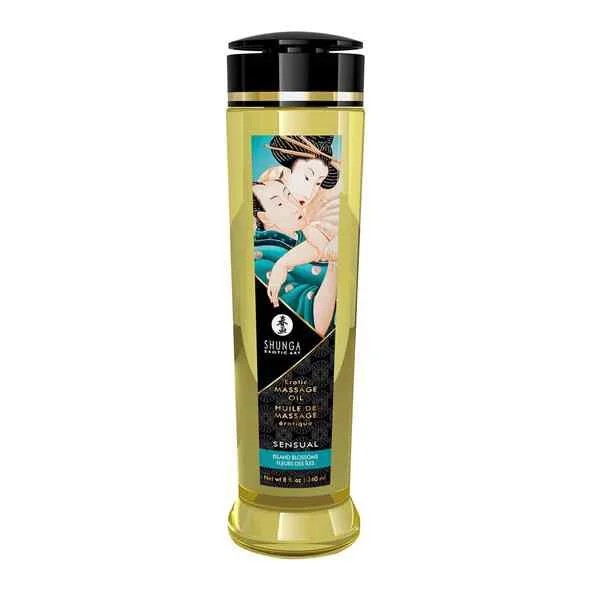 Shunga–MassageOilIslandBlossoms240ml