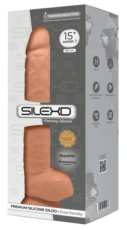 SilexDPremiumSiliconeDildoModel1/38cm