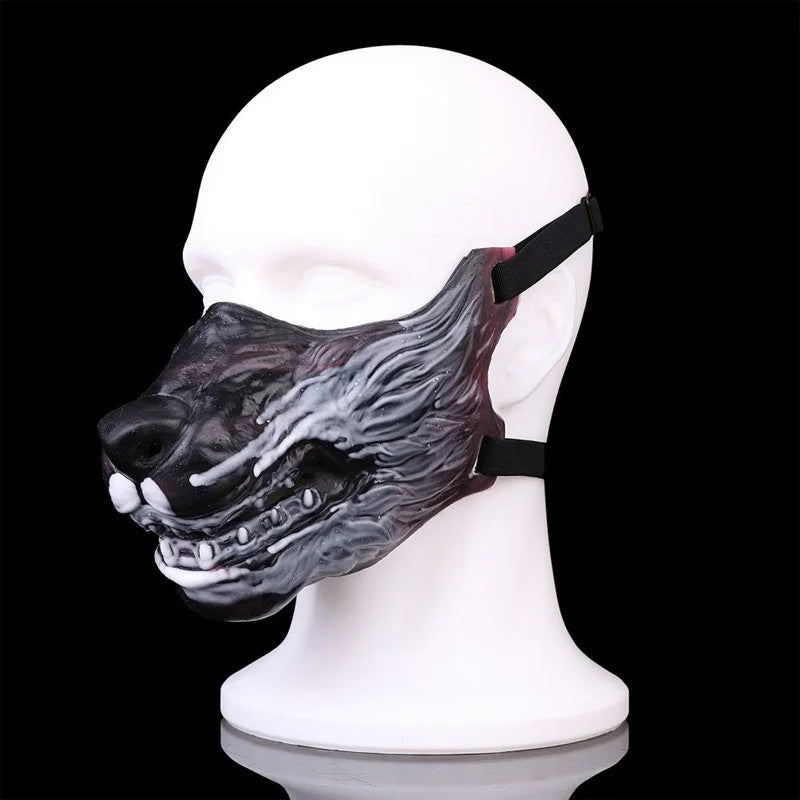 Silikon-Bondage-MaskenmitFantasy-Monstern–Strap-On-SpielzeugfürPaarezumBDSM-Spielzeug