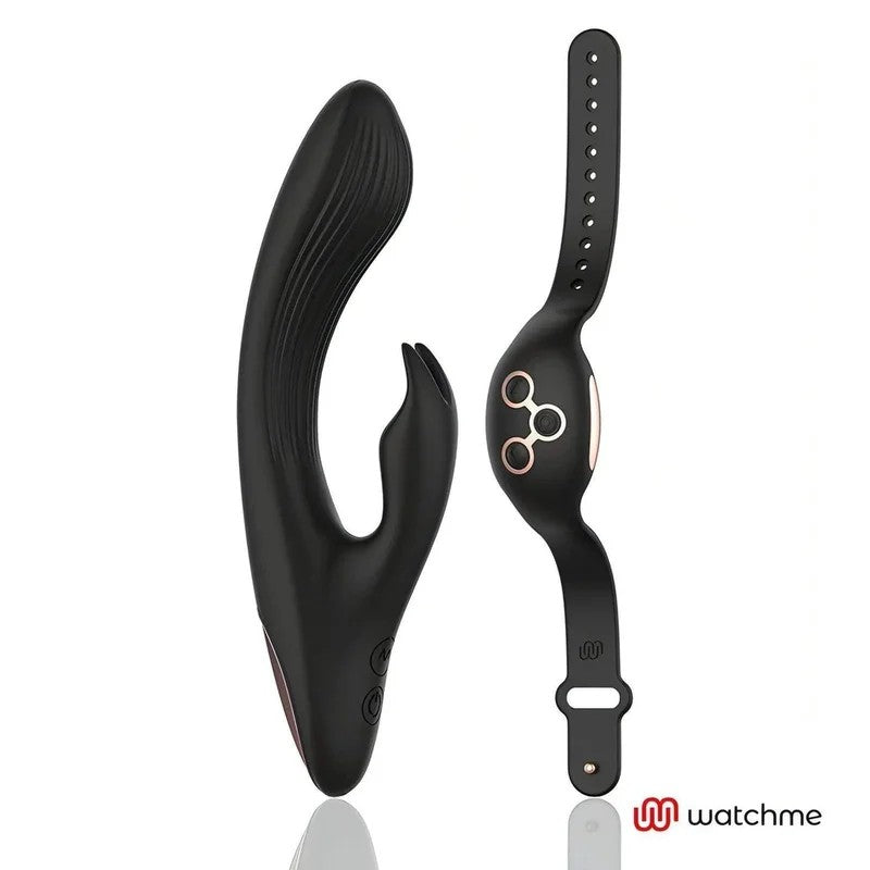 Silikon-Rabbit-VibratormitWatchMe-Technologie,Fernbedienungsuhr–7Vibrationsmodi