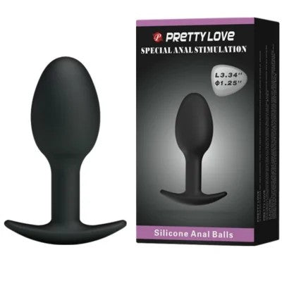SilikonAnalplug6.5cmSchwarz|PrettyLove