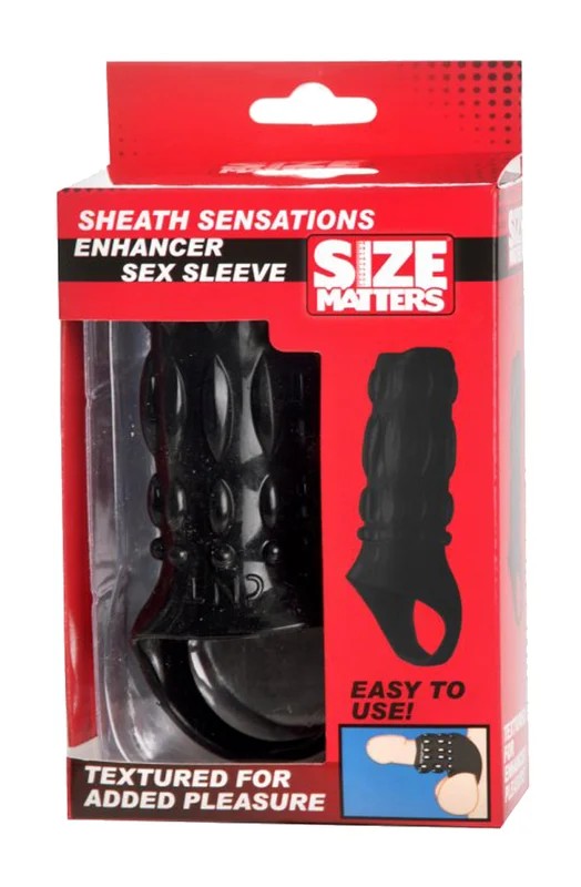 SIZEMATTERSSheathSensationsEnhancerSexSleeve