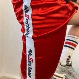 Sk8erboyShinyBoxershort–Rot