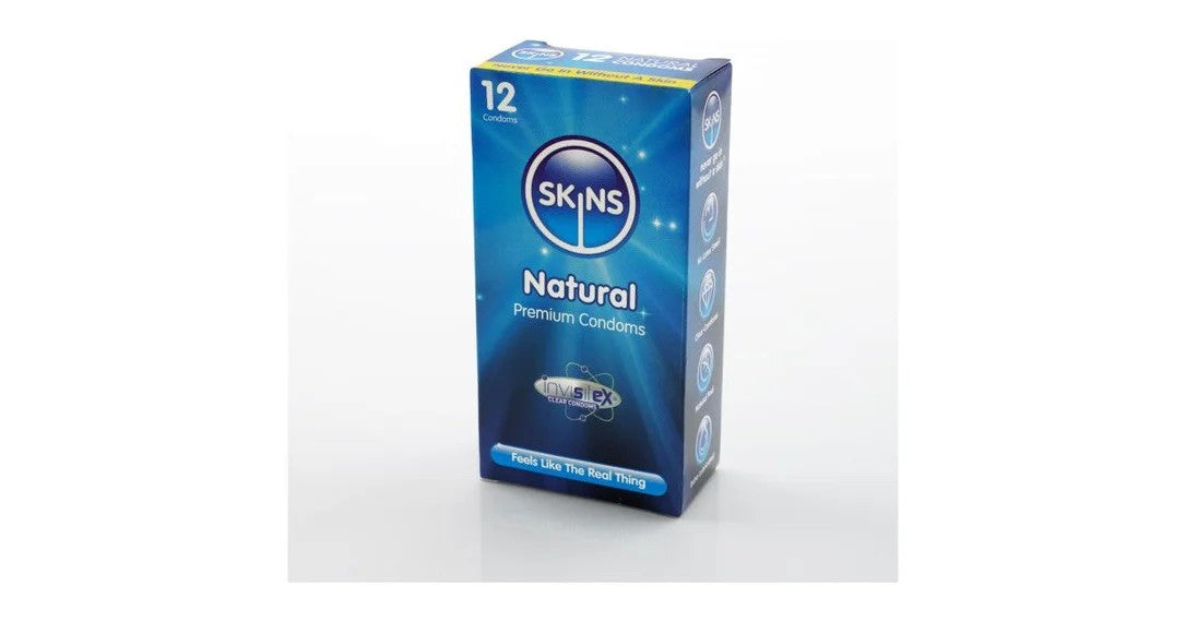 SkinsCondomsNatural12-pack