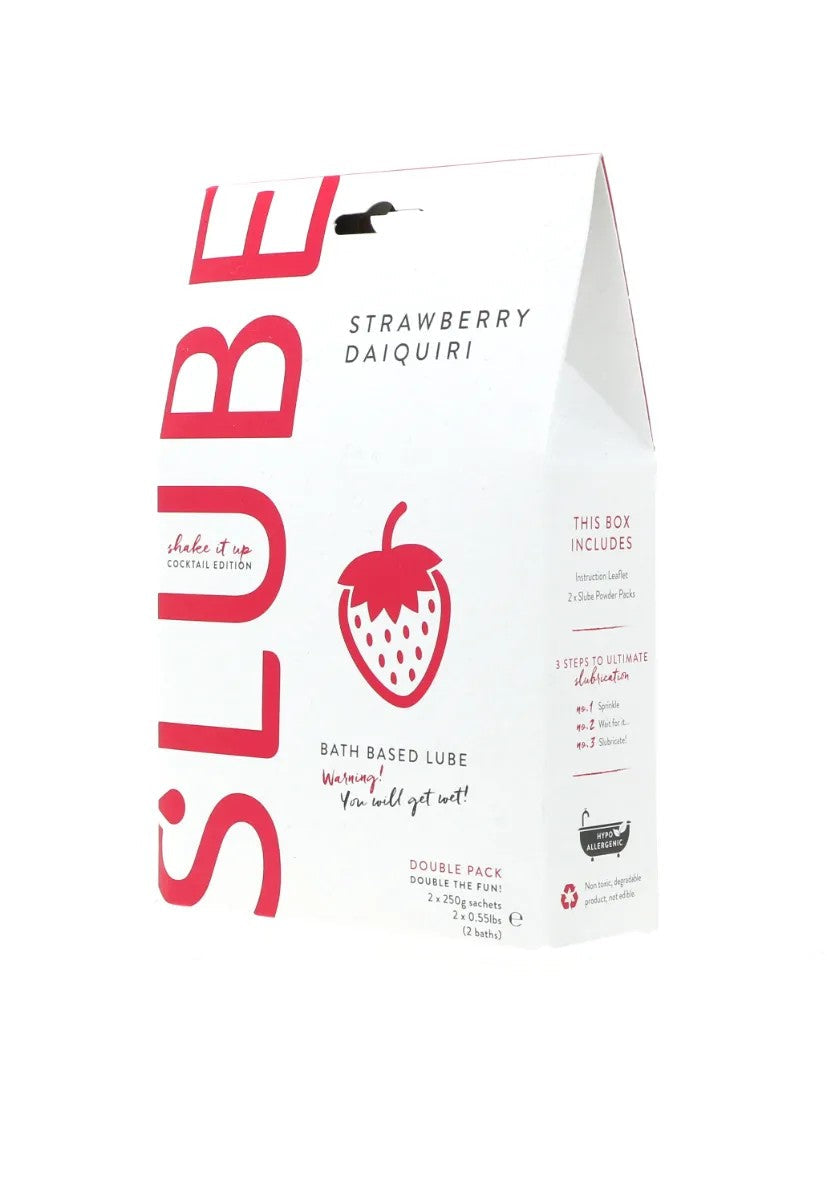 SlubeSTRAWBERRYDIAQUIRIDoubleBathPlayLube2x250g