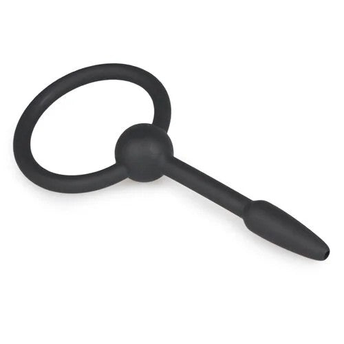 SmallSiliconePenisPlugWithPullRing