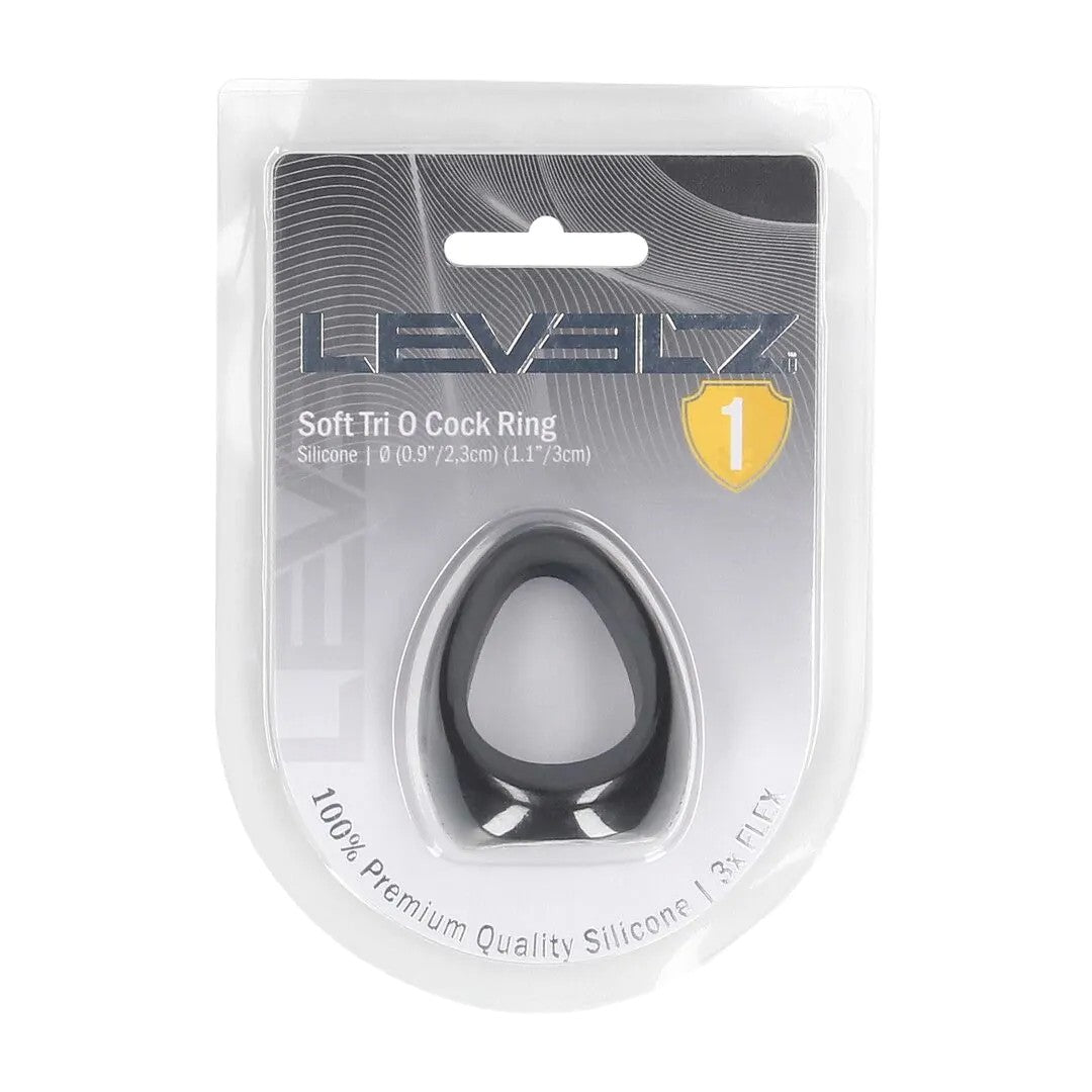 SoftTriOSiliconeCockring–Black