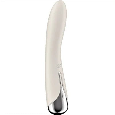 SpinningVibe1G-SpotBeigeRotatorVibrator|Satisfyer