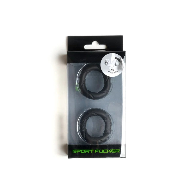 SportFuckerPenisringe2erPacksuperweichschwarz