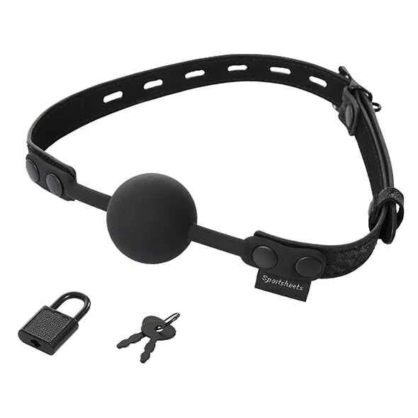 SportsheetsSincerelyLockingLaceSiliconeBallGag