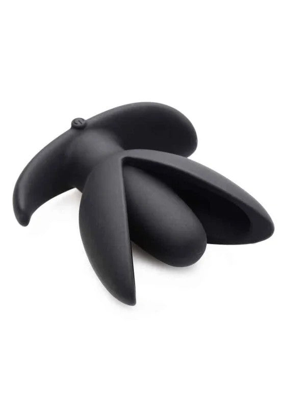 Sprouted10XSiliconeVibratingAnchorAnalPlug–Black