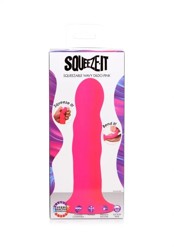 SqueezableWavyDildo