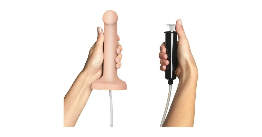 SquirtingCumSemiRealisticDildoVanilla