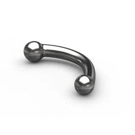 SteelCurvedDildo