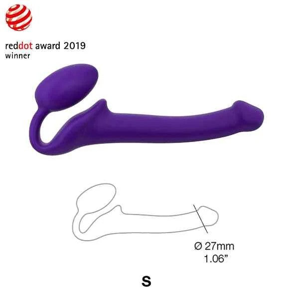 Strap-On-MeSemi-RealisticBendableStrap-OnPurpleS