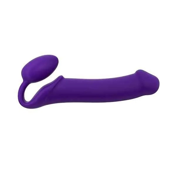Strap-On-MeSemi-RealisticBendableStrap-OnPurpleL