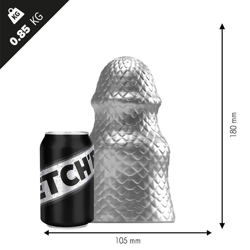 STRETCH’RScalyButtPlugMGunMetal–10,5cm