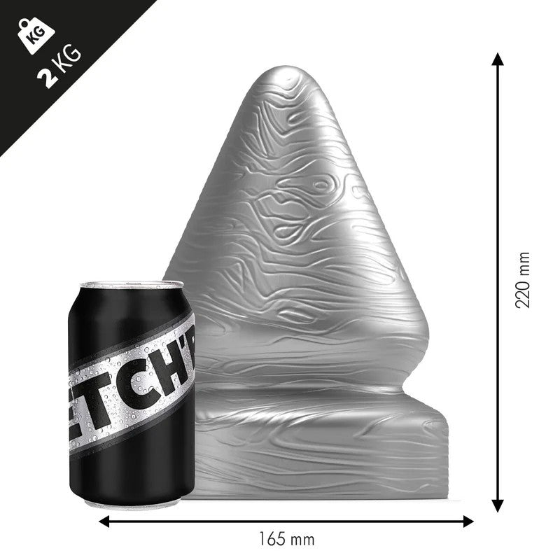 STRETCH’RSirupButtPlugLGunMetal–16,5cm